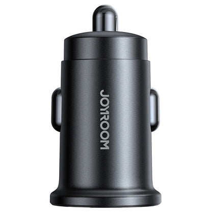 Auto-Ladegerät Joyroom JR-CCN16 Mini, 12W, 2.4A, 1 x USB-A - 1 x USB-C, Schwarz