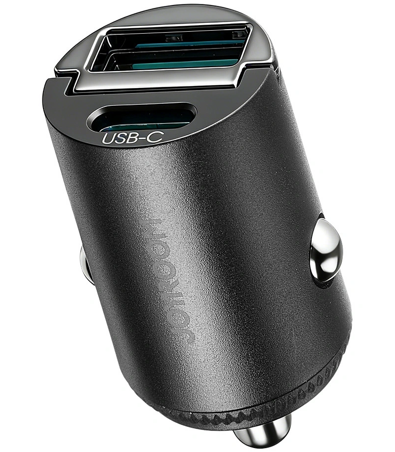 Auto-Ladegerät Joyroom JR-CCN18, 65W, 1 x USB-A - 1 x USB-C, Schwarz