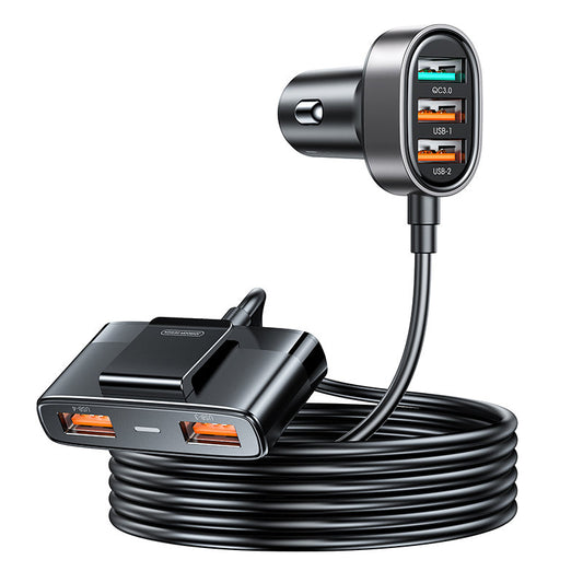 Autoladegerät Joyroom JR-CL03 Pro, 45W, 3.1A, 5 x USB-A, Schwarz 