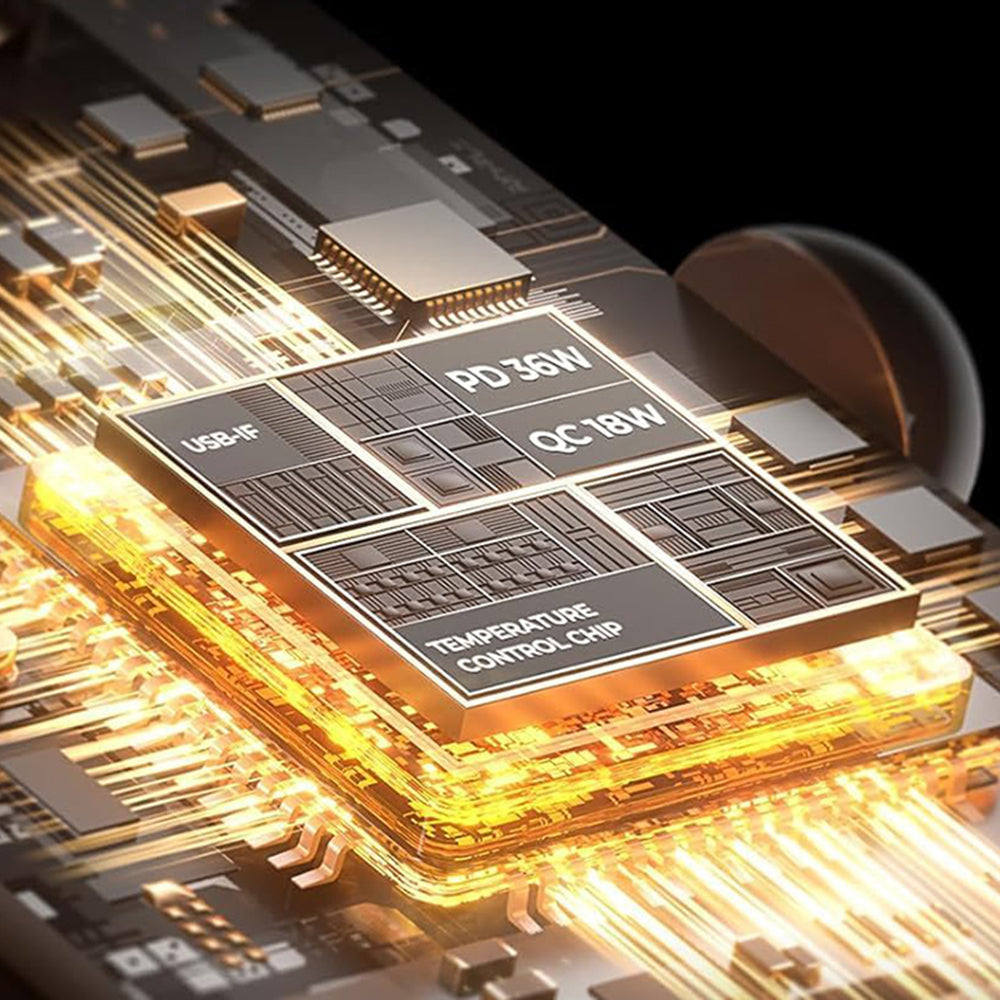 Auto-Ladegerät Lisen, 36W, 3A, 1 x USB-A - 1 x USB-C, Set 2 Stück, Schwarz YL0223080038