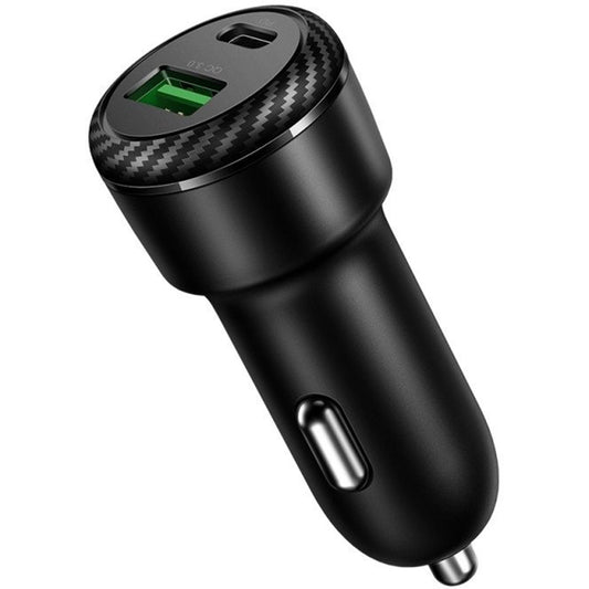 McDodo CC-5970 Car Charger, 38W, 3A, 1 x USB-A - 1 x USB-C, Black