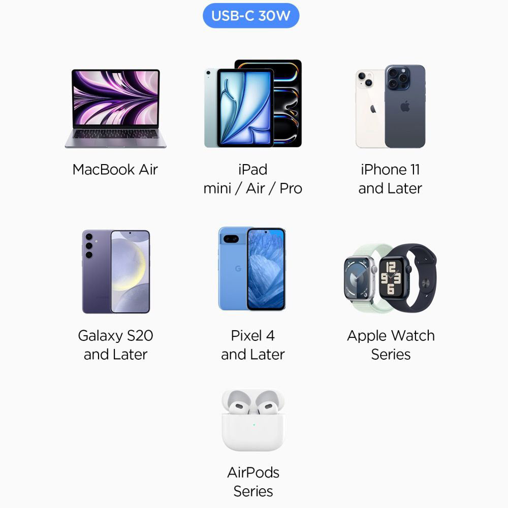 Auto-Ladegerät Spigen EV301 Essential, 30W, 3A, 1 x USB-C, Schwarz