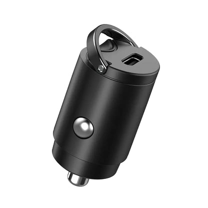 Auto-Ladegerät Techsuit C5 NanoVolt, 30W, 3A, 1 x USB-C, Schwarz