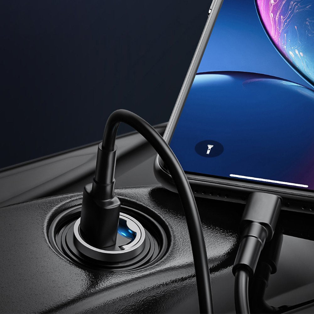 Auto-Ladegerät Techsuit C5 NanoVolt, 30W, 3A, 1 x USB-C, Schwarz