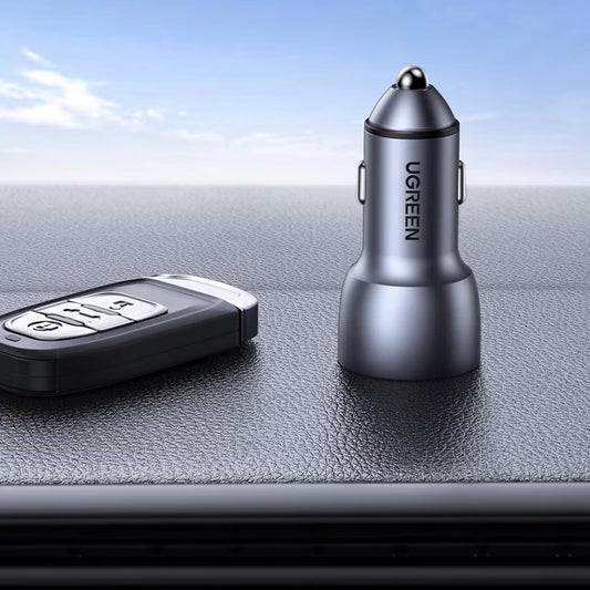 Autoladegerät UGREEN CD213, 36W, 3A, 2 x USB-A, Grau 