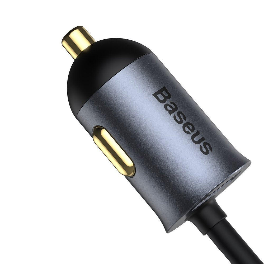 Baseus Share Together Autoladegerät, 120 W, 3 A, 3 x USB-A – 1 x USB-C, Grau CCBT-B0G