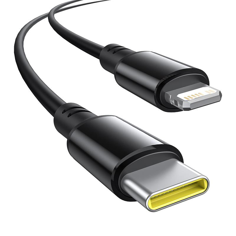 Auto-Ladegerät mit USB-C / Lightning-Kabel Baseus Circular, 60W, 3A, 1 x USB-A - 1 x USB-C, Schwarz C00035902121-00