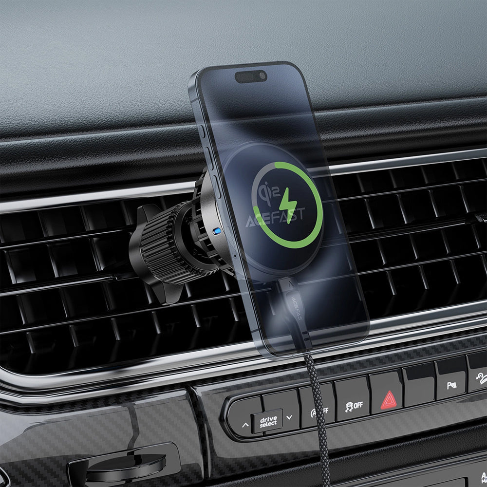Auto Wireless Ladegerät Acefast D40, 15W, 1.67A, Grau