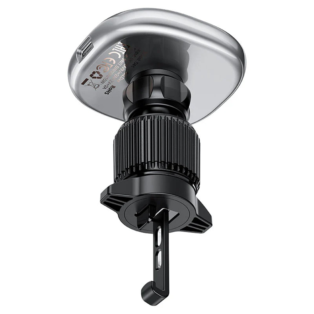 Auto Wireless Ladegerät Acefast D41, 15W, 1.67A, Silber