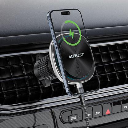 Auto Wireless Ladegerät Acefast D41, 15W, 1.67A, Silber