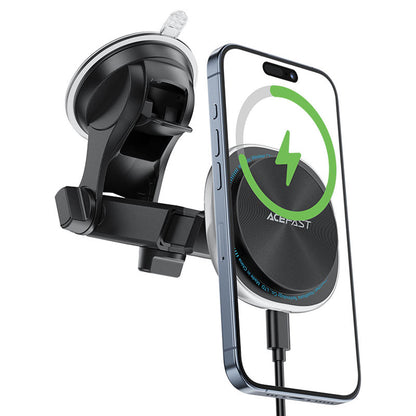 Kfz-Wireless-Ladegerät Acefast D42, 15W, 1.67A, Silber