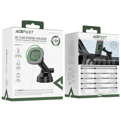 Auto Wireless Ladegerät Acefast D47, 15W, 1.67A, Schwarz