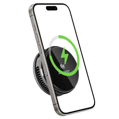 Acefast E47 2in1 Wireless Netzladegerät, 25W, Schwarz