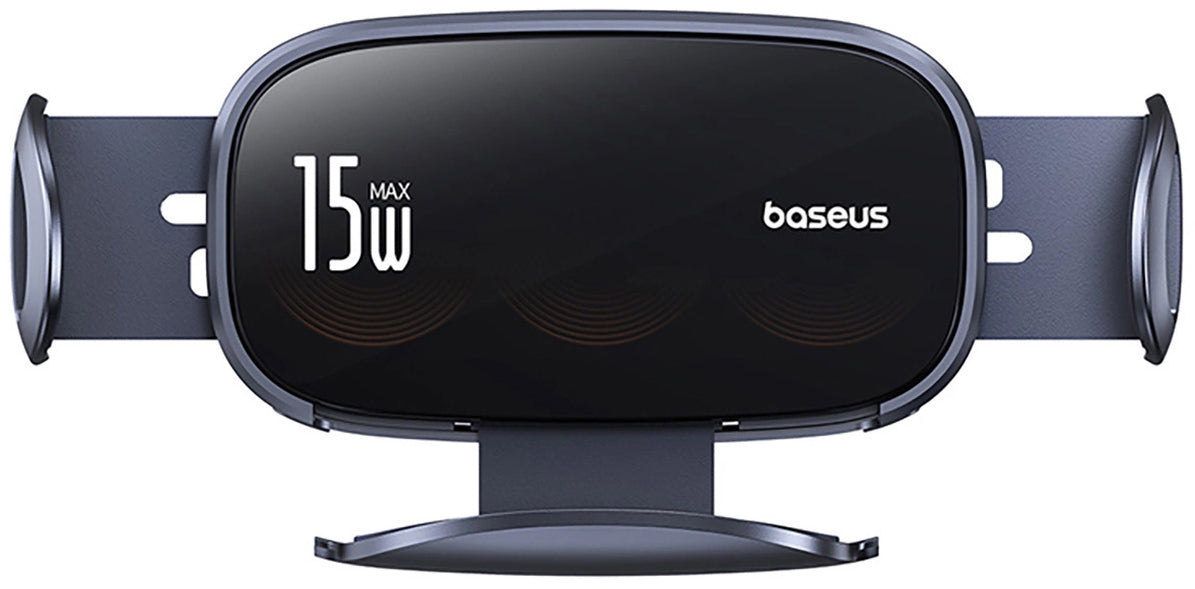 Baseus LightChaser Wireless Car Charger, 15W, 1.67A, Black, Resealed C40355901111-00