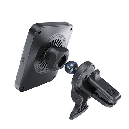 Kfz-Wireless-Ladegerät ESR CryoBoost, 15W, 1.67A, Silber