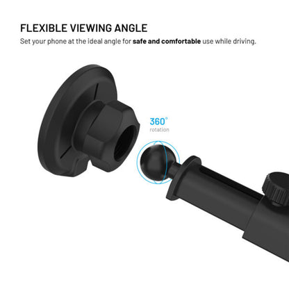 Kfz-Ladegerät Wireless Fixed MagRound 2 XL, 15W, 1.67A, Schwarz