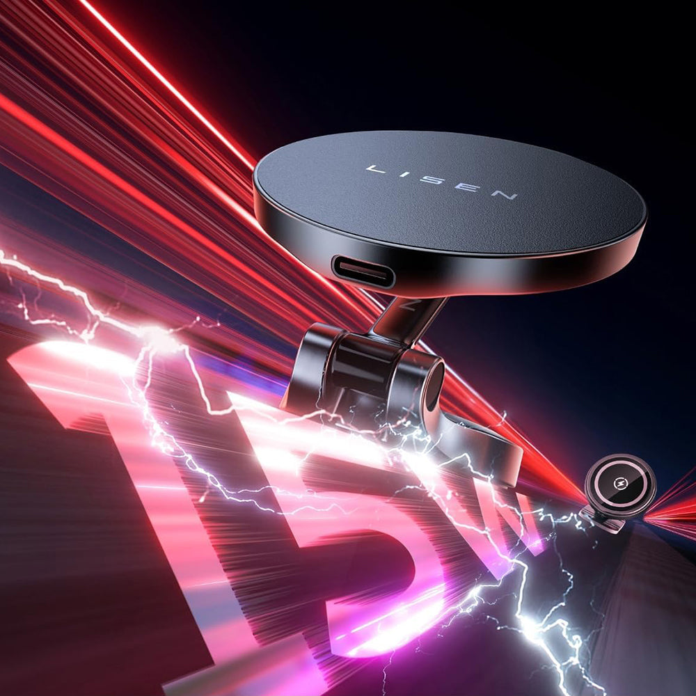 Lisen Kfz-Wireless-Ladegerät, 15W, 1.67A, Schwarz YL0223090006