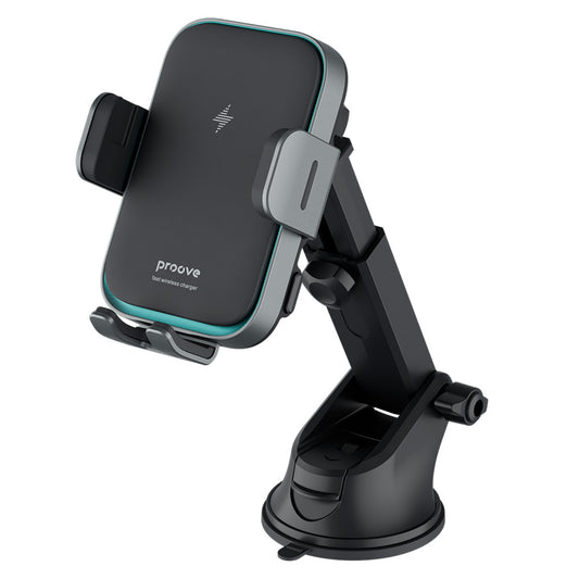 Auto Wireless Ladegerät Proove Triple Clamp Pro, 15W, 1.67A, Grau WHTP15010004