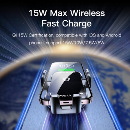 Kfz-Wireless-Ladegerät Yesido C197, 15W, 1.67A, Schwarz