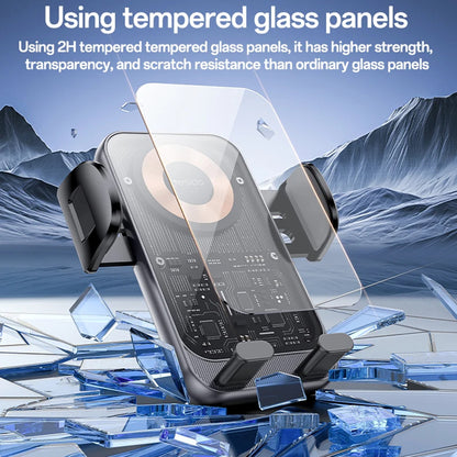 Kfz-Wireless-Ladegerät Yesido C307, 15W, 1.67A, Schwarz