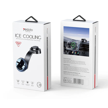 Kfz-Wireless-Ladegerät Yesido C311, 15W, 1.67A, Schwarz