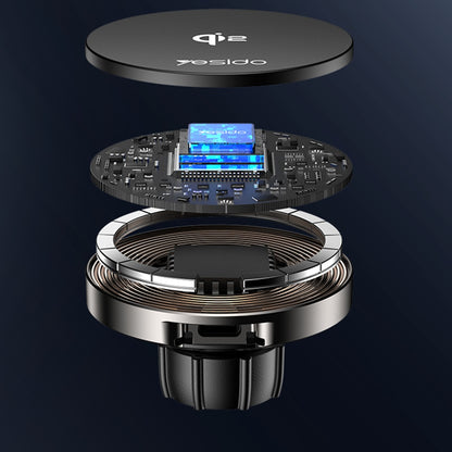 Kfz-Wireless-Ladegerät Yesido DS30, 15W, 1.67A, Schwarz