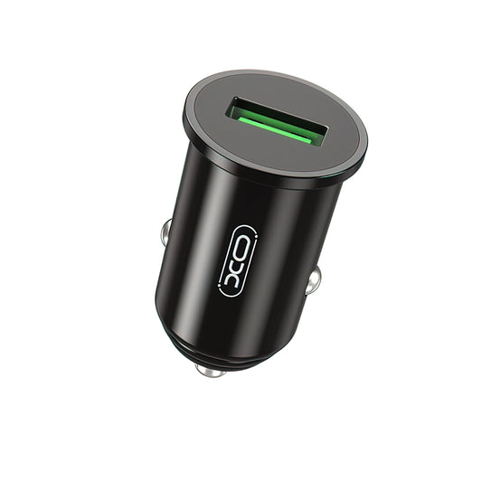 Auto-Ladegerät XO Design CC39, 18W, 3A, 1 x USB-A, Schwarz