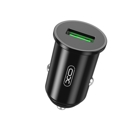 Auto-Ladegerät XO Design CC35, 18W, 3A, 1 x USB-A, Schwarz