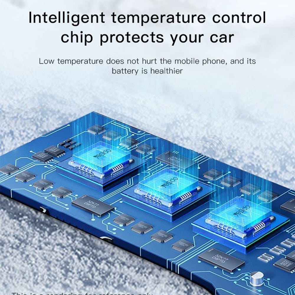 Yesido Y50 Car Charger, 60W, 3A, 1 x USB-A - 2 x USB-C, Black