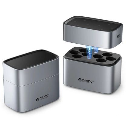 Orico EV8 Batterieladegerät, AA, Grau