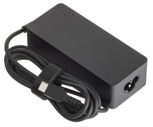 Lenovo Ladegerät, 65W, 20V, 3 Pin, USB-C, Schwarz 4X20M26272 