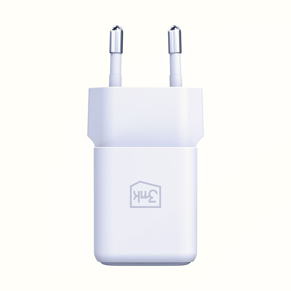 Netzladegerät 3MK Hyper, 20W, 3A, 1 x USB-A - 1 x USB-C, Weiß