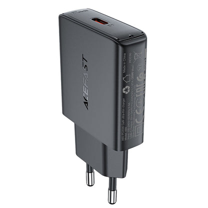 Netzladegerät Acefast A65, 20W, 3A, 1 x USB-C, Schwarz