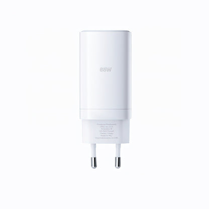Netzladegerät Allity. ATC-01-65WACC Fast, 65W, 3.25A, 1 x USB-A - 2 x USB-C, Weiß