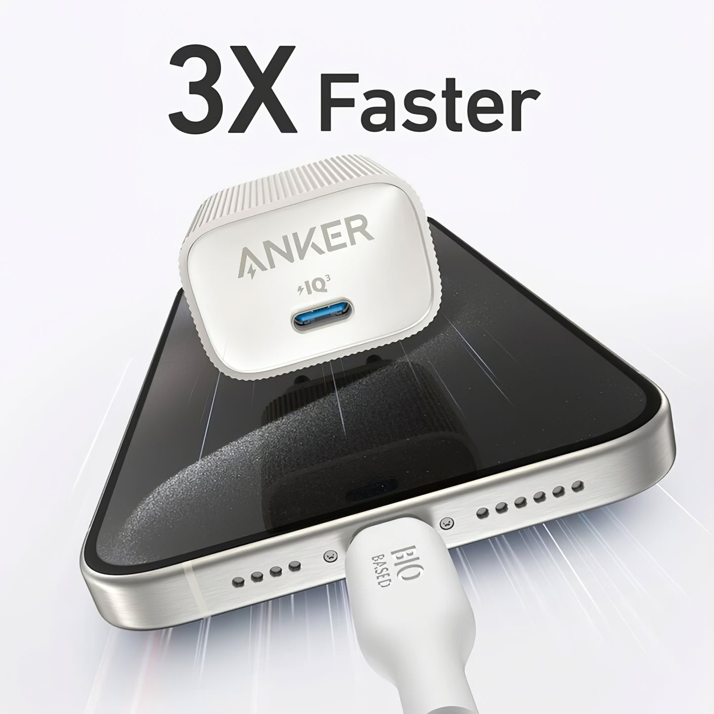 Netzwerk-Ladegerät Anker 511 Nano 4, 30W, 3A, 1 x USB-C, Weiß A2337G21 