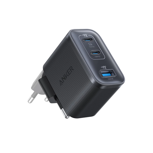 Anker Nano Netzladegerät, 70W, 3.5A, 1 x USB-A - 2 x USB-C, Schwarz A121AL11
