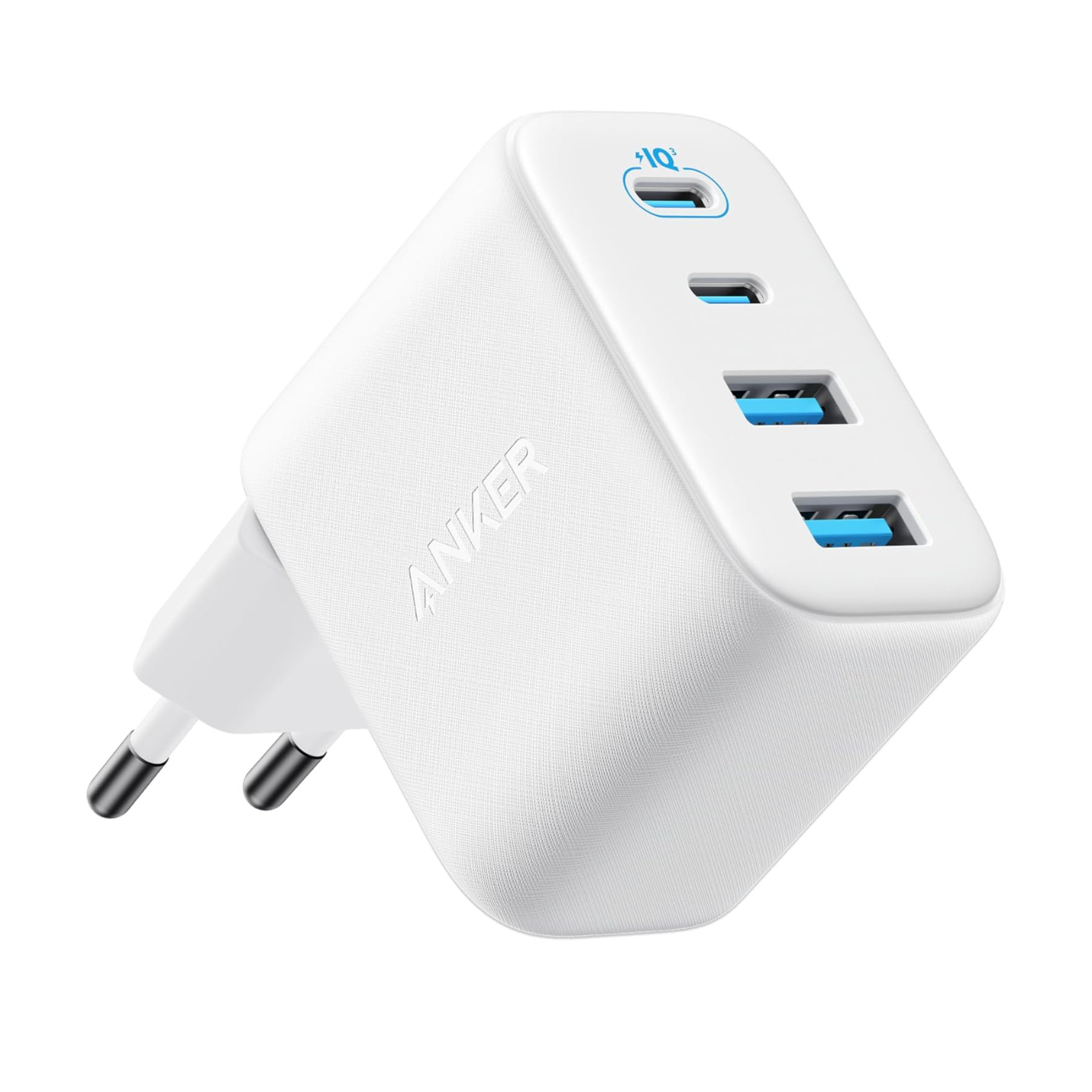 Anker Zolo Netzladegerät, 50W, 3A, 2 x USB-A - 2 x USB-C, Weiß A121EG21