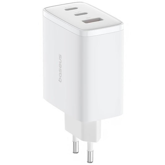 Netzwerk-Ladegerät Baseus Cube Pro, 65W, 3,25A, 1 x USB-A - 2 x USB-C, Weiß P10152301213-00