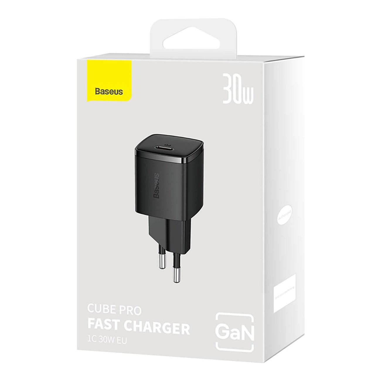 Netzladegerät Baseus Cube Pro, 30W, 3A, 1 x USB-C, Schwarz CCXF000301