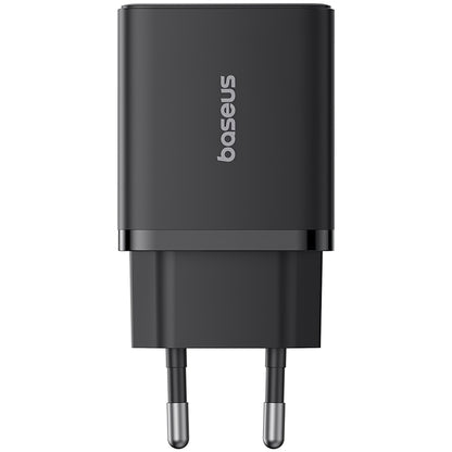 Baseus Cube Netzwerkladegerät, 30 W, 3 A, 1 x USB-C – 2 x USB-A, Schwarz P10111402113-00