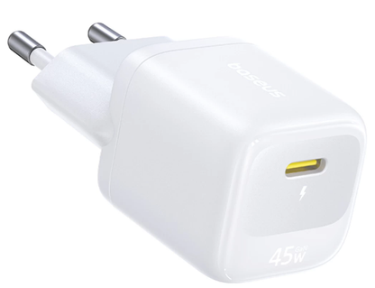Baseus EnerFill FN22 Netzladegerät, 45 W, 3 A, 1 x USB-C, Weiß E0123301