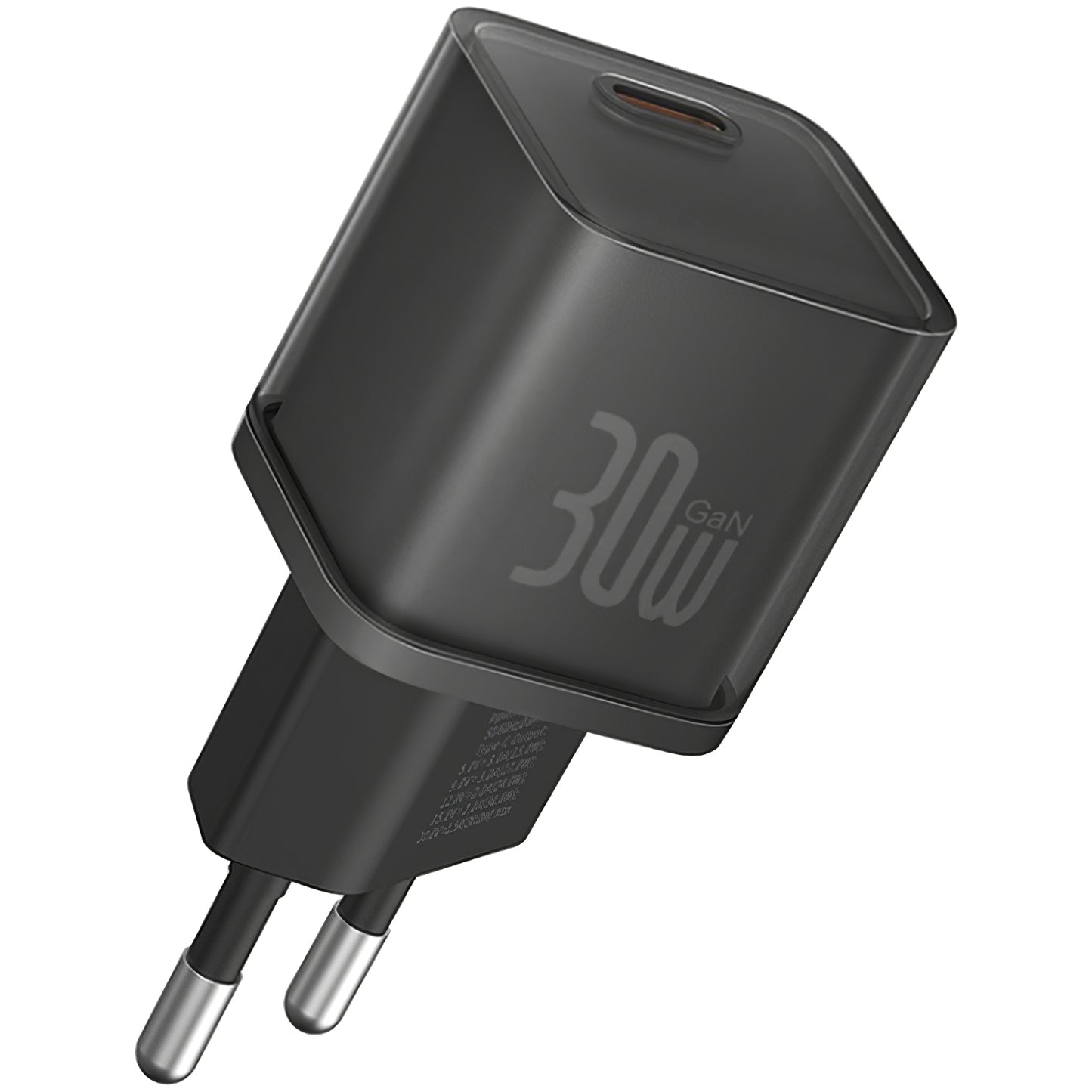 Baseus GaN5S Netzwerkladegerät, 30 W, 3 A, 1 x USB-C, Schwarz P10162504113-00