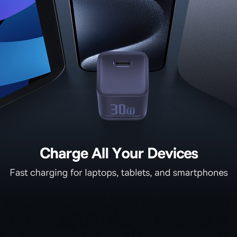 Netzladegerät Baseus GaN5S, 30W, 3A, 1 x USB-C, Lila P10162504523-00