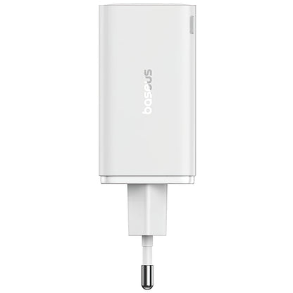 Baseus GaN6 Pro Netzwerkladegerät, 65 W, 3,25 A, 2 x USB-A – 2 x USB-C, Weiß