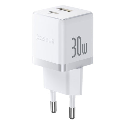 Baseus Palm Netzladegerät, 30W, 3A, 1 x USB-A - 1 x USB-C, Weiß P1011160A213-00