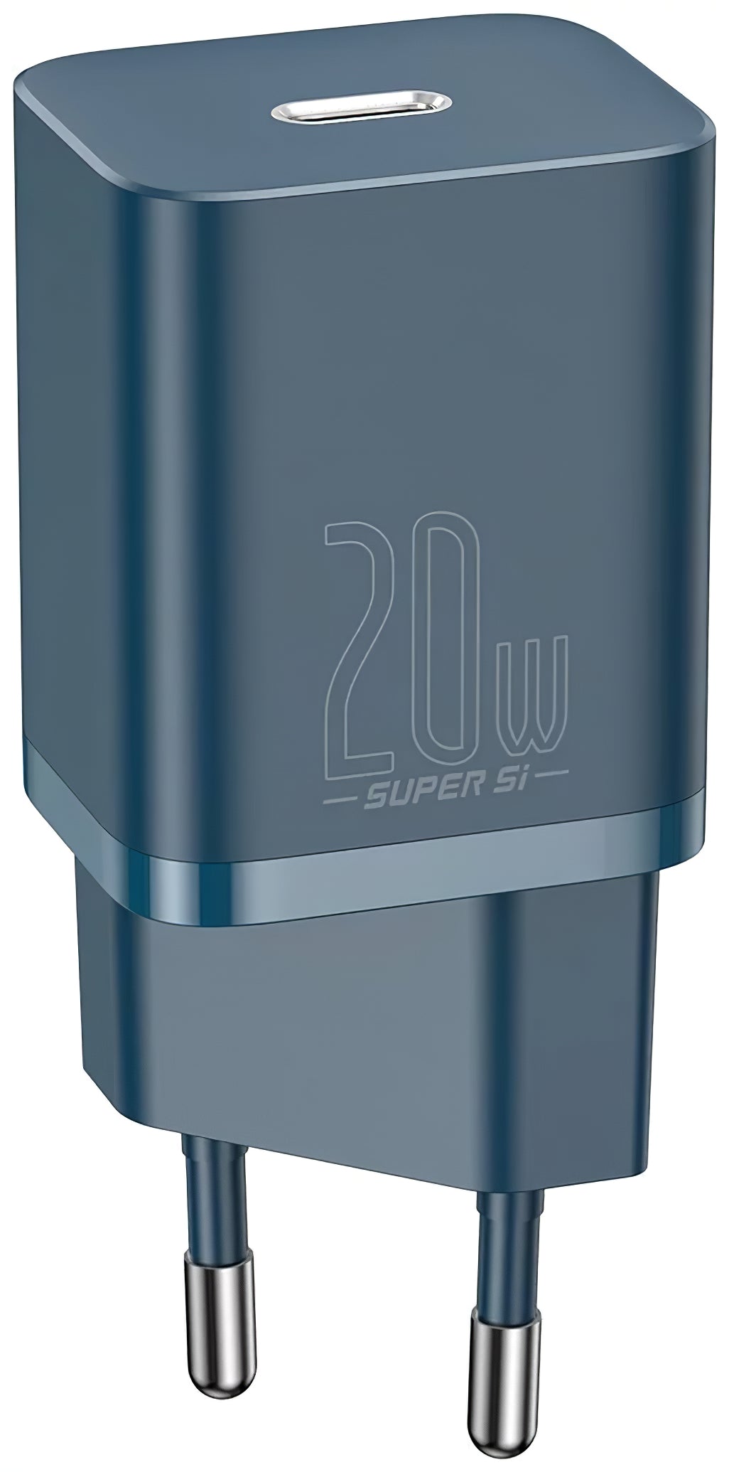 Baseus Super Si Netzwerkladegerät, 20 W, 3 A, 1 x USB-C, Blau CCSUP-B03 