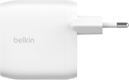 Belkin BoostCharge Pro Dual Netzladegerät, 60W, 3A, 2 x USB-C, Weiß WCB010vfWH