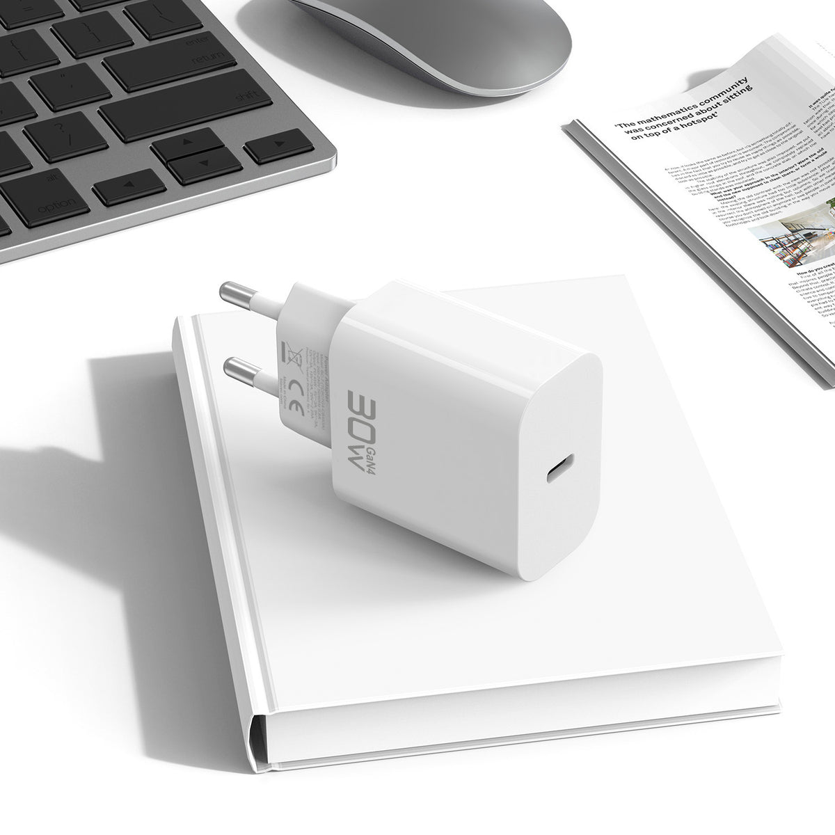 Blavec BC-14 Netzladegerät, 30 W, 3 A, 1 × USB-C, Weiß