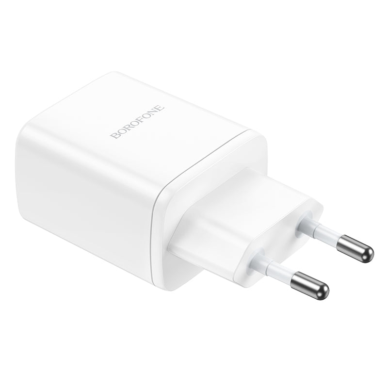 Borofone BN9 Netzwerkladegerät, 35 W, 3 A, 2 x USB-C, Weiß