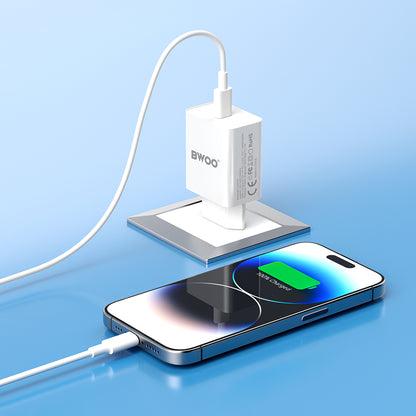 BWOO BO-CDA119 Netzwerkladegerät, 20 W, 4 A, 1 x USB-C, Weiß